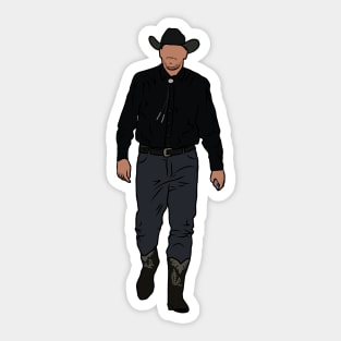 Cowboy Luka Sticker